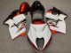Purchase 1996-2007 Glossy White Orange Suzuki GSXR 1300 Hayabusa Motorcycle Fairings UK