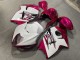Purchase 1996-2007 Glossy White Pink Suzuki GSXR 1300 Hayabusa Motorcycle Fairings UK