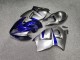 Purchase 1996-2007 Glossy Silver Blue Suzuki GSXR 1300 Hayabusa Motorcycle Fairings UK