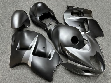 Purchase 1996-2007 Matte Silver Black Suzuki GSXR 1300 Hayabusa Motorcycle Fairings UK