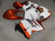 Purchase 1996-2007 Glossy Orange White Suzuki GSXR 1300 Hayabusa Motorcycle Fairings UK