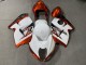 Purchase 1996-2007 Glossy Orange White Suzuki GSXR 1300 Hayabusa Motorcycle Fairings UK