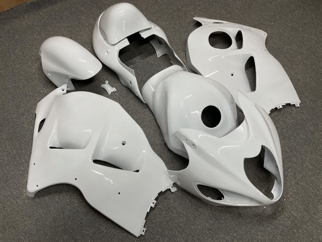 Purchase 1996-2007 Glossy White Suzuki GSXR 1300 Hayabusa Motorcycle Fairings UK