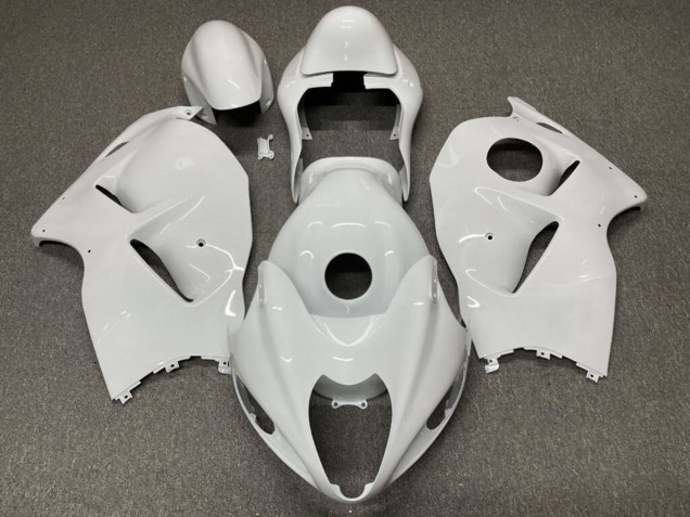 Purchase 1996-2007 Glossy White Suzuki GSXR 1300 Hayabusa Motorcycle Fairings UK