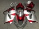 Purchase 1996-2007 Glossy Silver Red Suzuki GSXR 1300 Hayabusa Motorcycle Fairings UK