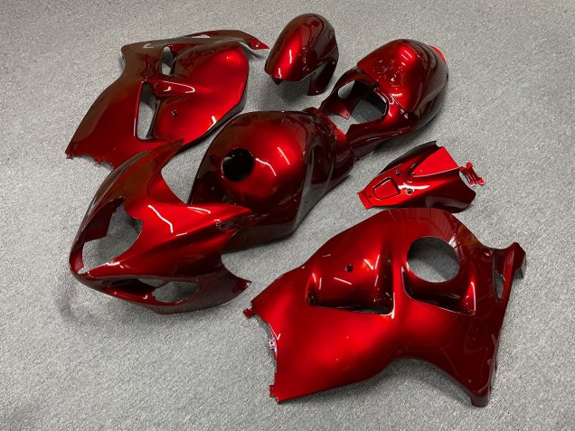 Purchase 1996-2007 Glossy Red Suzuki GSXR 1300 Hayabusa Motorcycle Fairings UK