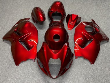 Purchase 1996-2007 Glossy Red Suzuki GSXR 1300 Hayabusa Motorcycle Fairings UK