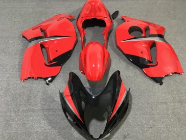 Purchase 1996-2007 Glossy Red Black Suzuki GSXR 1300 Hayabusa Motorcycle Fairings UK
