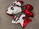 Purchase 1996-2007 Glossy White Candy Red Suzuki GSXR 1300 Hayabusa Motorcycle Fairings UK
