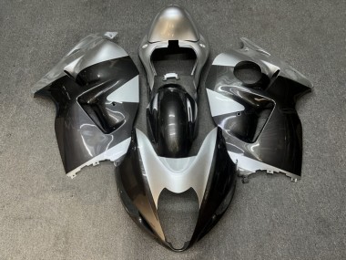 Purchase 1996-2007 Glossy Silver Black Suzuki GSXR 1300 Hayabusa Motorcycle Fairings UK