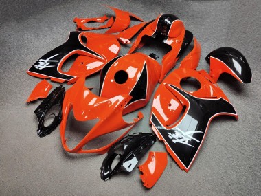 Purchase 2008-2020 Glossy Orange Black Suzuki GSXR 1300 Hayabusa Motorcycle Fairings UK