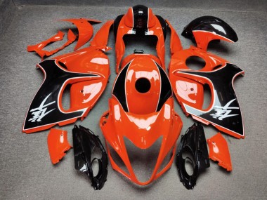 Purchase 2008-2020 Glossy Orange Black Suzuki GSXR 1300 Hayabusa Motorcycle Fairings UK