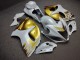 Purchase 2008-2020 Glossy White Gold Suzuki GSXR 1300 Hayabusa Motorcycle Fairings UK