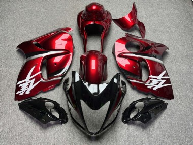 Purchase 2008-2020 Glossy Bright Red Black Suzuki GSXR 1300 Hayabusa Motorcycle Fairings UK