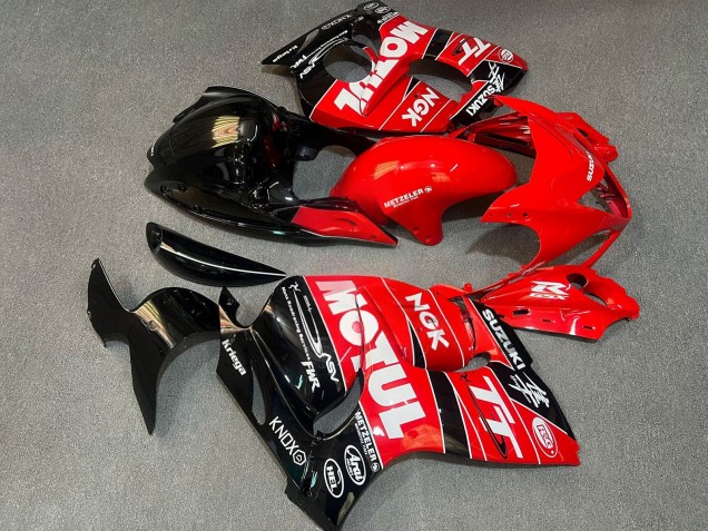 Purchase 2008-2020 Glossy Red Black Motul Suzuki GSXR 1300 Hayabusa Motorcycle Fairings UK