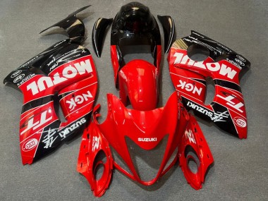 Purchase 2008-2020 Glossy Red Black Motul Suzuki GSXR 1300 Hayabusa Motorcycle Fairings UK
