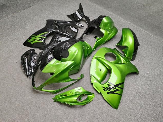 Purchase 2008-2020 Glossy Green & Black Split Suzuki GSXR 1300 Hayabusa Motorcycle Fairings UK
