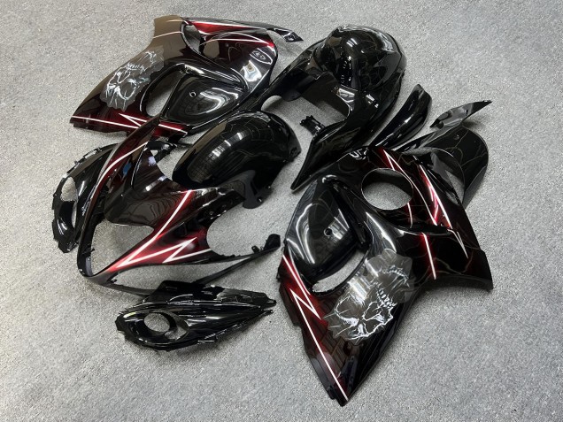 Purchase 2008-2020 Glossy Black Suzuki GSXR 1300 Hayabusa Motorcycle Fairings UK