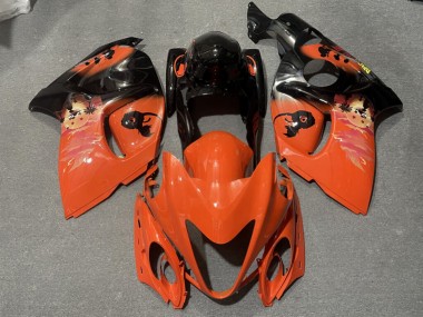Purchase 2008-2020 Glossy Orange Black Suzuki GSXR 1300 Hayabusa Motorcycle Fairings UK