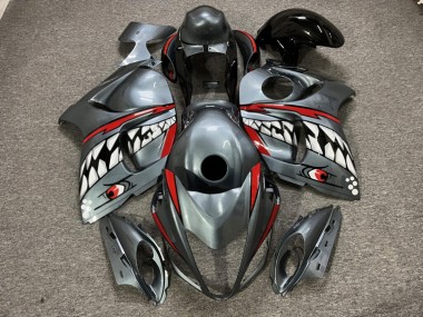 Purchase 2008-2020 Silver Shark Suzuki GSXR 1300 Hayabusa Motorcycle Fairings UK