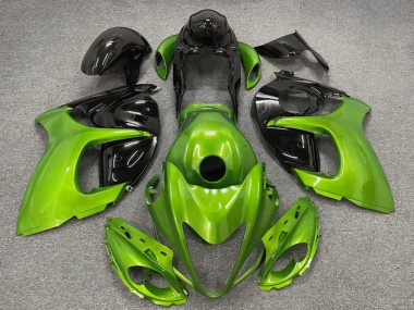 Purchase 2008-2020 Glossy Green Black Suzuki GSXR 1300 Hayabusa Motorcycle Fairings UK