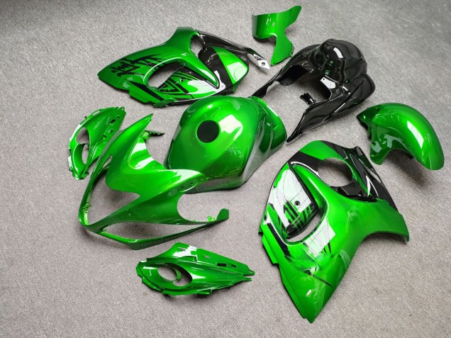 Purchase 2008-2020 Glossy Electric Green Black Suzuki GSXR 1300 Hayabusa Motorcycle Fairings UK