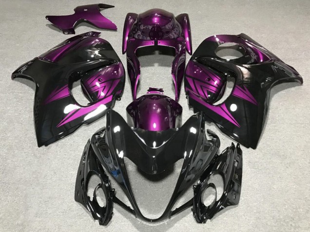 Purchase 2008-2020 Glossy Black Deep Purple Suzuki GSXR 1300 Hayabusa Motorcycle Fairings UK