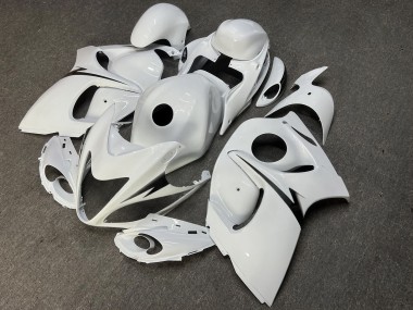 Purchase 2008-2020 Glossy White Black Suzuki GSXR 1300 Hayabusa Motorcycle Fairings UK