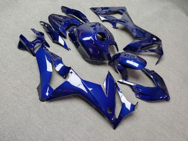 Purchase 2021-2023 Glossy Blue Carbon Fiber Style Honda CBR650R Motorcycle Fairings UK