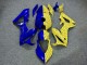 Purchase 2021-2023 Glossy Blue & Yellow Honeycomb Pattern Split Honda CBR650R Motorcycle Fairings UK