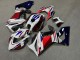 Purchase 2021-2023 Glossy White & Red with Blue Honda CBR650R Motorcycle Fairings UK