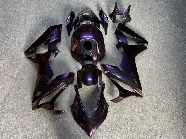 Purchase 2021-2023 Glossy Purple Blue Chameleon Honda CBR650R Motorcycle Fairings UK