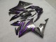 Purchase 2016-2018 Glossy Dark Grey & Black with Purple Honda CBR500R Motorcycle Fairings UK