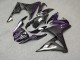 Purchase 2016-2018 Glossy Dark Grey & Black with Purple Honda CBR500R Motorcycle Fairings UK