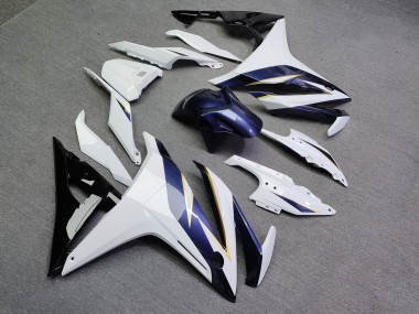Purchase 2016-2018 Glossy White Black Blue Gold Honda CBR500R Motorcycle Fairings UK