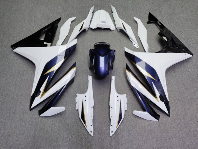 Purchase 2016-2018 Glossy White Black Blue Gold Honda CBR500R Motorcycle Fairings UK