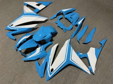 Purchase 2016-2018 Glossy Light Blue White Honda CBR500R Motorcycle Fairings UK