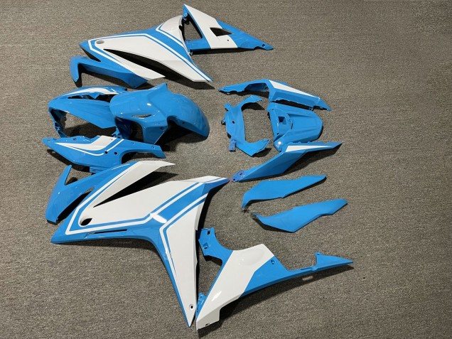 Purchase 2016-2018 Glossy Light Blue White Honda CBR500R Motorcycle Fairings UK
