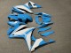 Purchase 2016-2018 Glossy Light Blue White Honda CBR500R Motorcycle Fairings UK