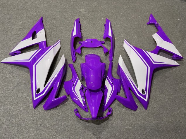 Purchase 2016-2018 Glossy Purple White Honda CBR500R Motorcycle Fairings UK