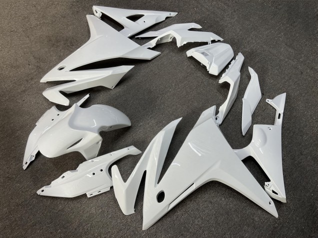 Purchase 2016-2018 Glossy White Honda CBR500R Motorcycle Fairings UK