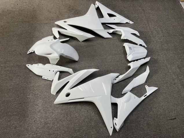 Purchase 2016-2018 Glossy White Honda CBR500R Motorcycle Fairings UK