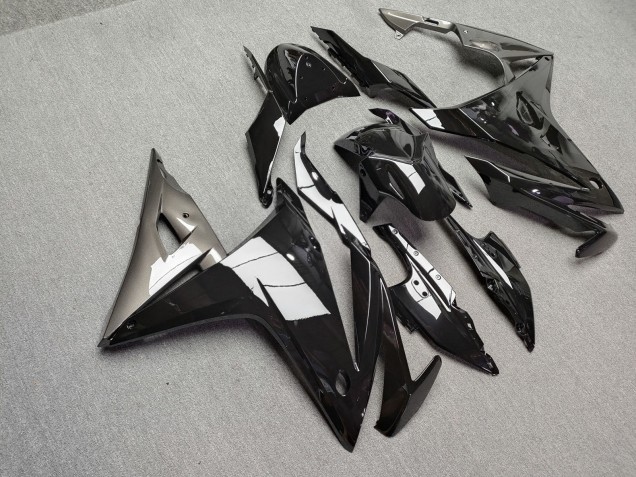 Purchase 2016-2018 Glossy Black & Grey Honda CBR500R Motorcycle Fairings UK