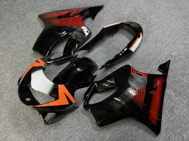 Purchase 1999-2000 Glossy Black Red Orange White Honda CBR600 F4 Motorcycle Fairings UK