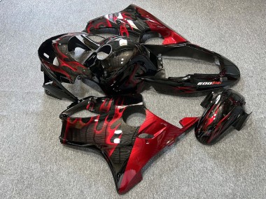 Purchase 1999-2000 Red Flame Honda CBR600 F4 Motorcycle Fairings UK