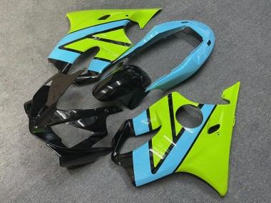 Purchase 2004-2007 Sky Blue Neon Green Honda CBR600 F4i Motorcycle Fairings UK
