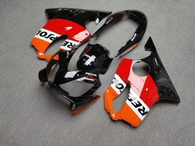Purchase 2004-2007 Glossy Black Red Honda CBR600 F4i Motorcycle Fairings UK