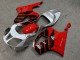 Purchase 2000-2006 Glossy Silver & Black with Red Honda VTR1000 Motorcycle Fairings UK