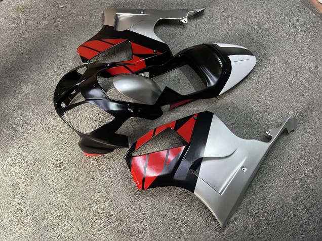 Purchase 2000-2006 Matte Silver Black Red Honda VTR1000 Motorcycle Fairings UK