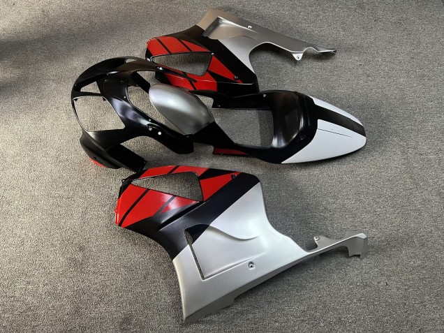 Purchase 2000-2006 Matte Silver Black Red Honda VTR1000 Motorcycle Fairings UK